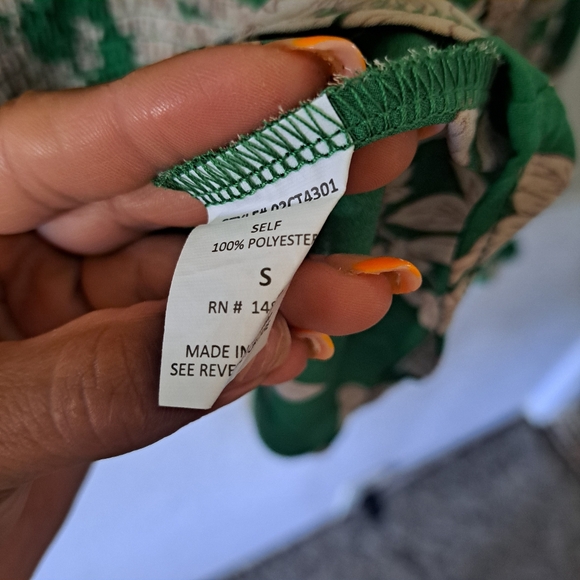 Sienna Sky Green Floral Blouse - Picture 6 of 6